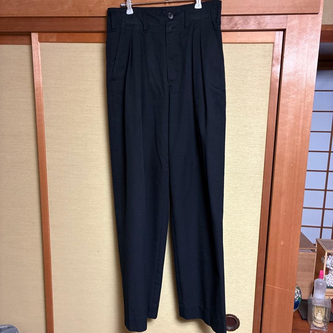 パンツ SUPER FINE WOOL COTTON TWILL SL ACKS
