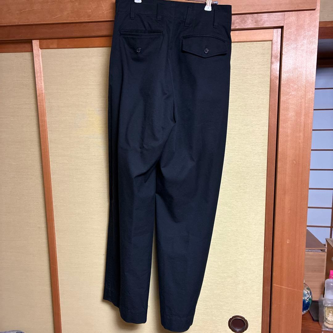 パンツ SUPER FINE WOOL COTTON TWILL SL ACKS