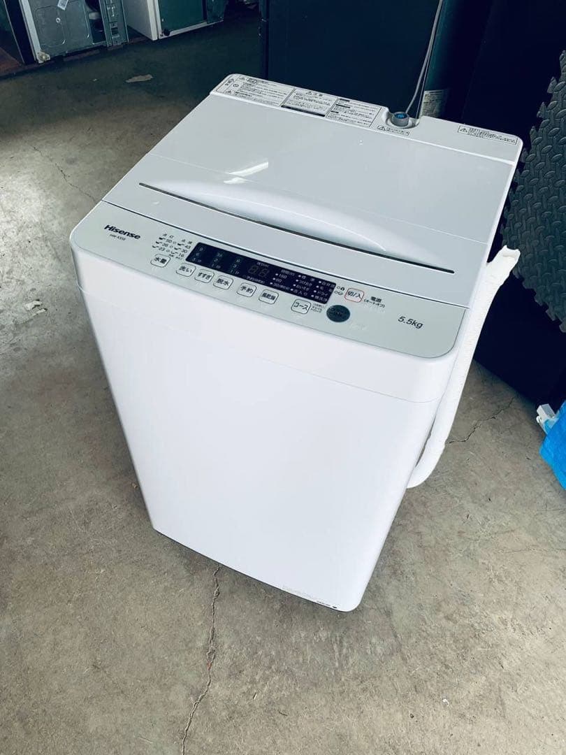 ✅Hisense 電気洗濯機✅ ✅HW-K55E✅送料設置無料