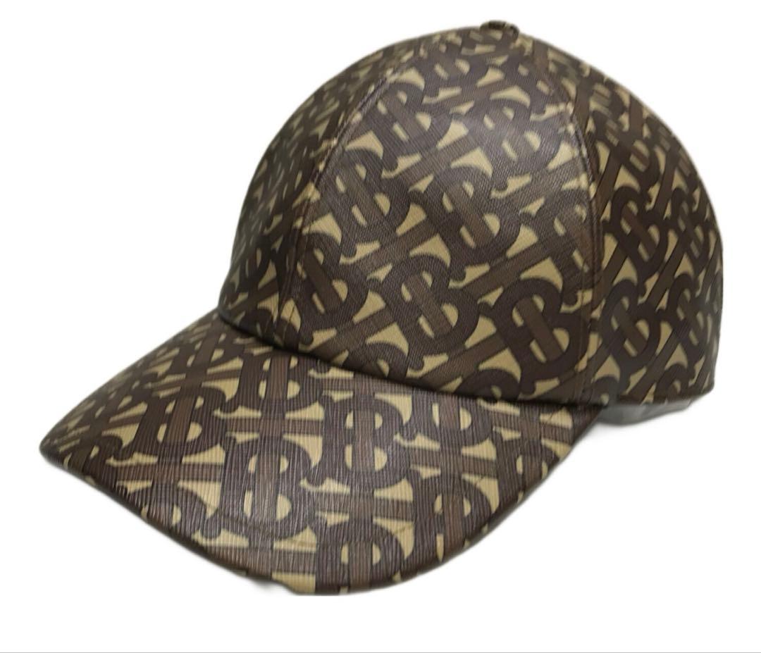 【正規品】Burberry ロゴ　モノグラム ベースボールキャップ　M