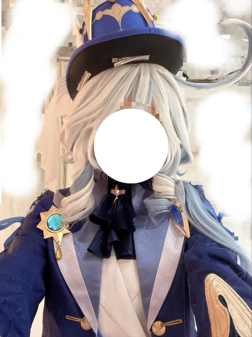 フリーナ 白 コスプレ 衣装 ウィッグ