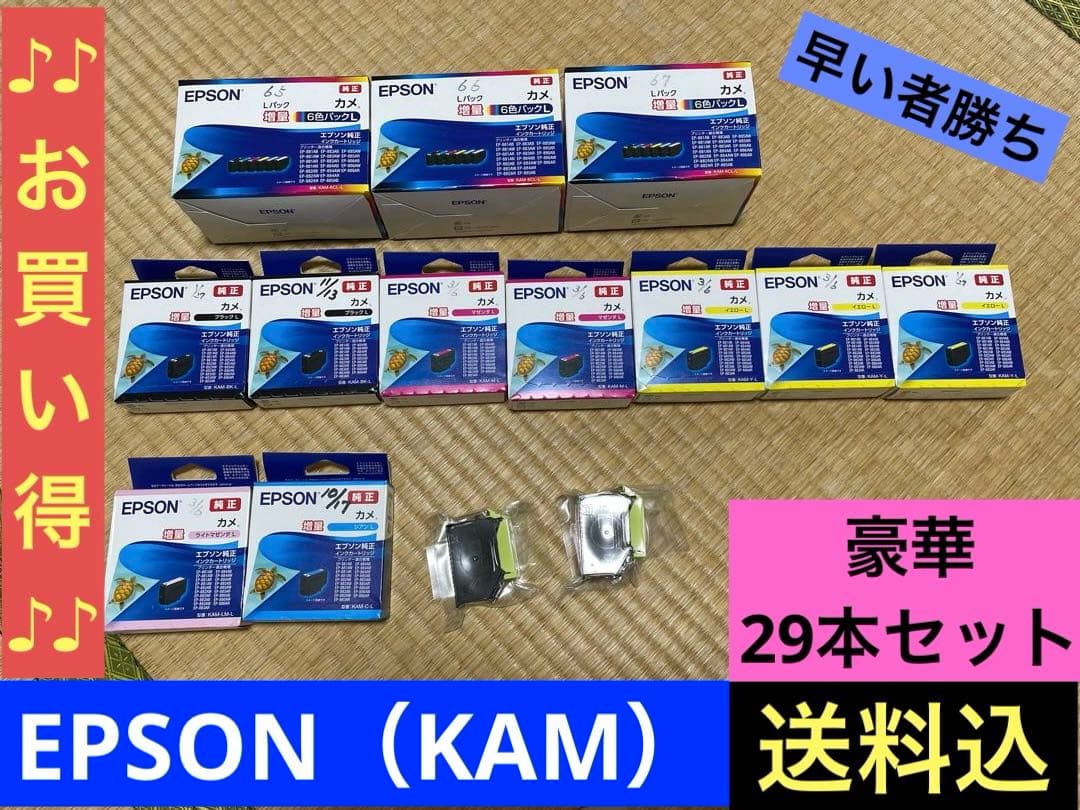 【純正】【未開封】EPSON カメシリーズインクタンクセット