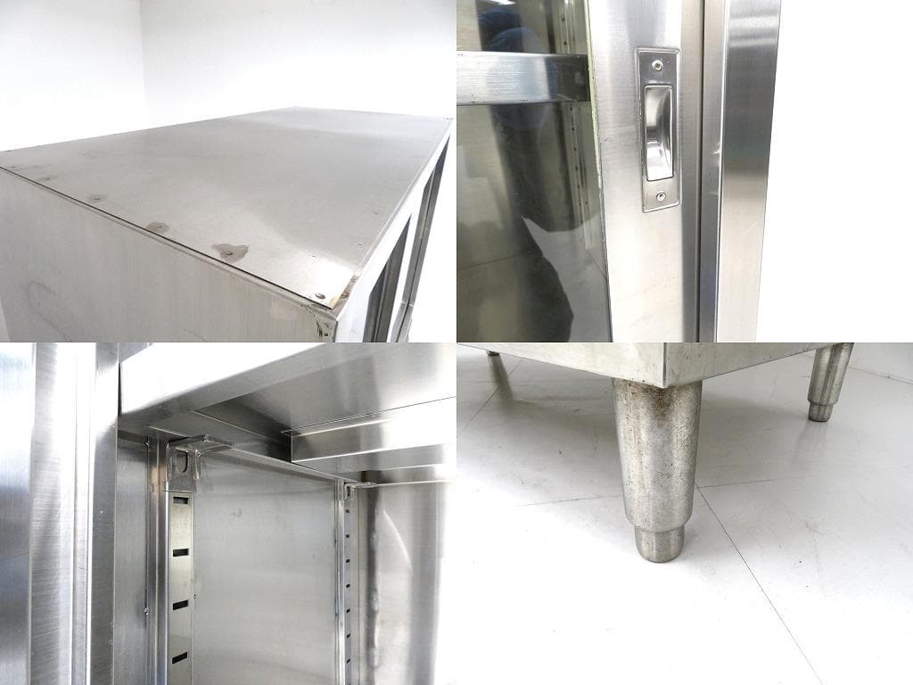 ステンレス　モダン　収納　キャビネット　ドロアー　工具箱　サイドボード