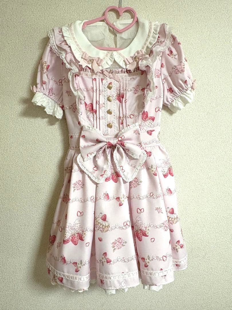 LIZLISA Creamy Berry柄ワンピース