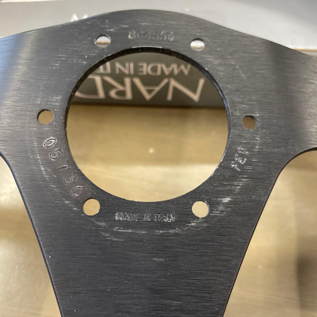 NARDI ステアリングホイール ブラック/レッド