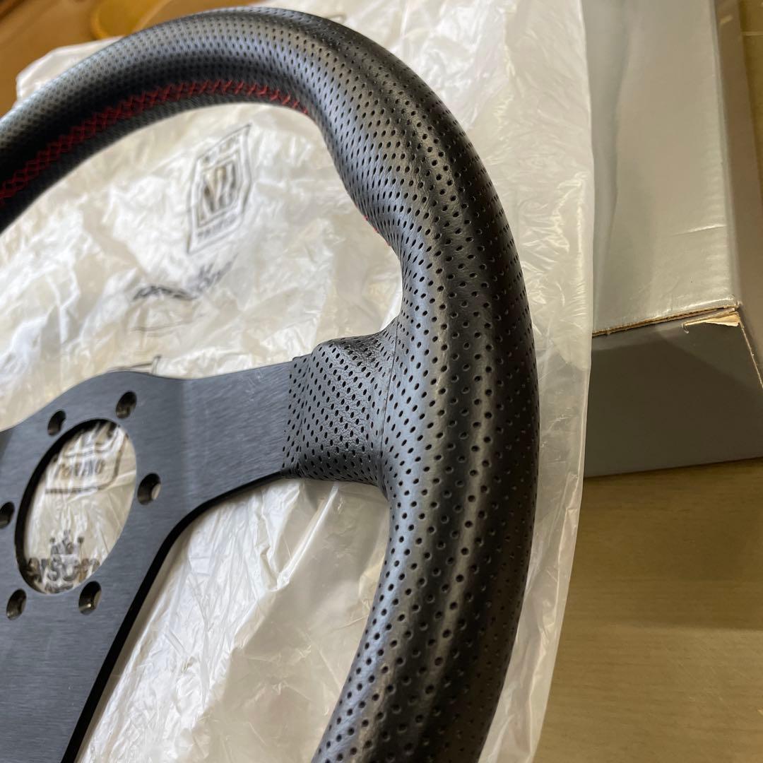 NARDI ステアリングホイール ブラック/レッド