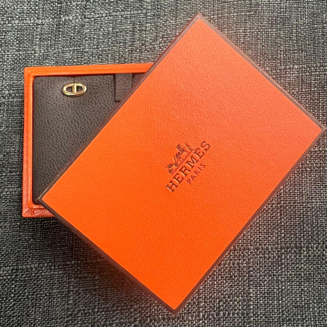 本物 HERMES エルメス ピアス シェーヌダンクル K18PGピンクゴールド