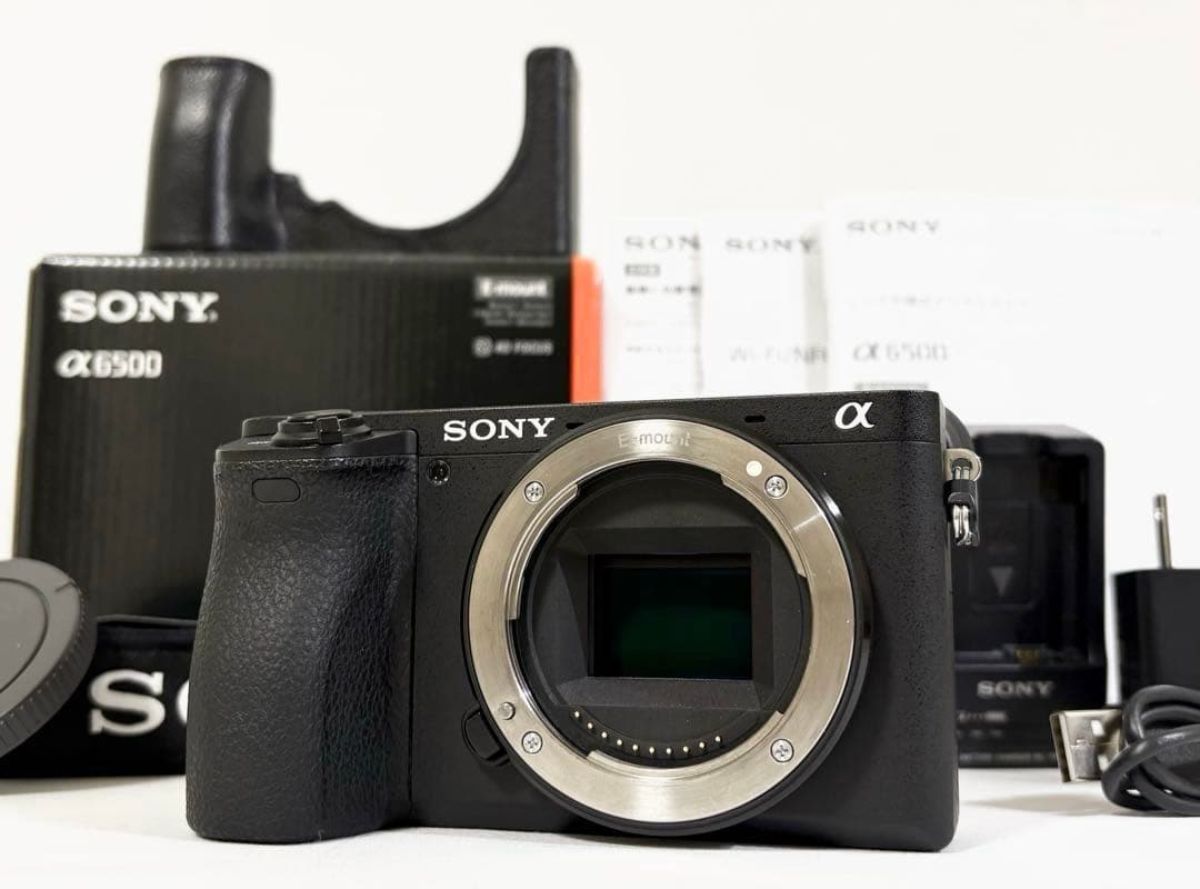 美品 ◆元箱付き◆ ソニー SONY α6500 シャッター回数:13,547回