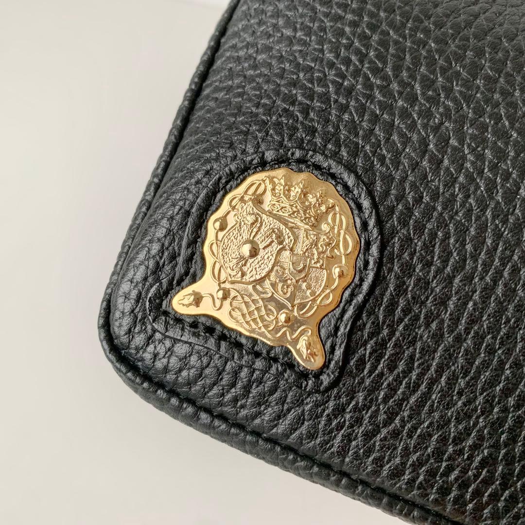 【A.D.M.J.】ADMJ L字ファスナー　ウォレット　スワロフスキー　新品