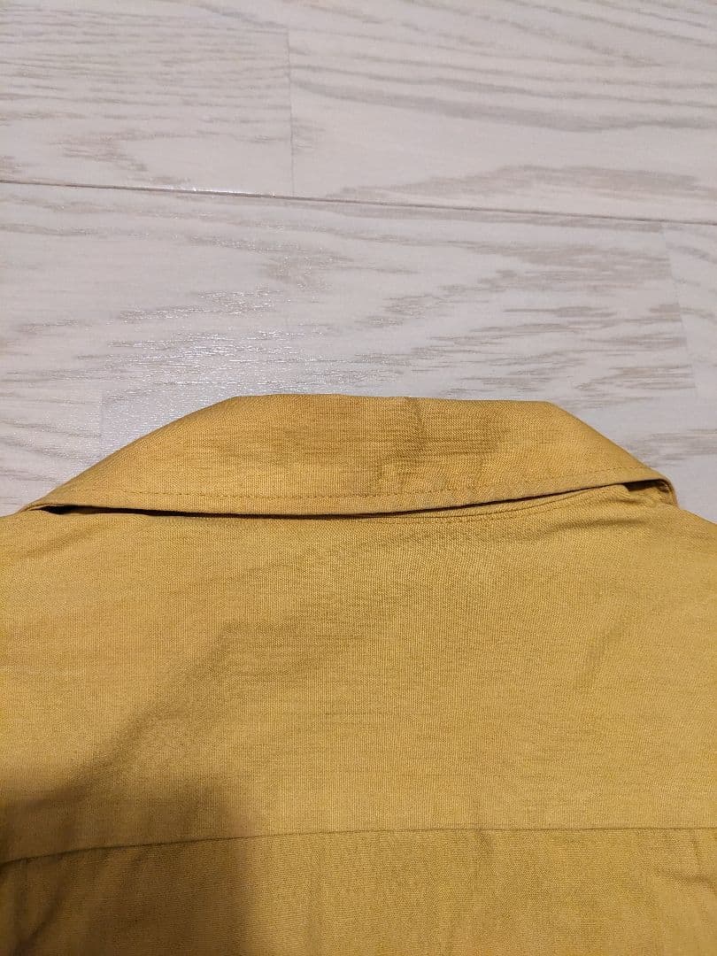 60's古着　Hilton イエロー ショートスリーブ ボーリングシャツ