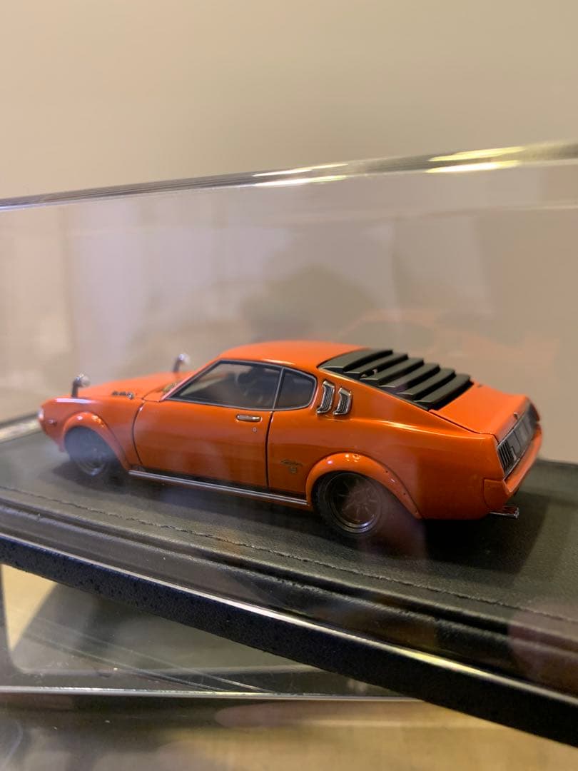 イグニッションモデル　1/43 セリカ　2000GT LB RA25 オレンジ
