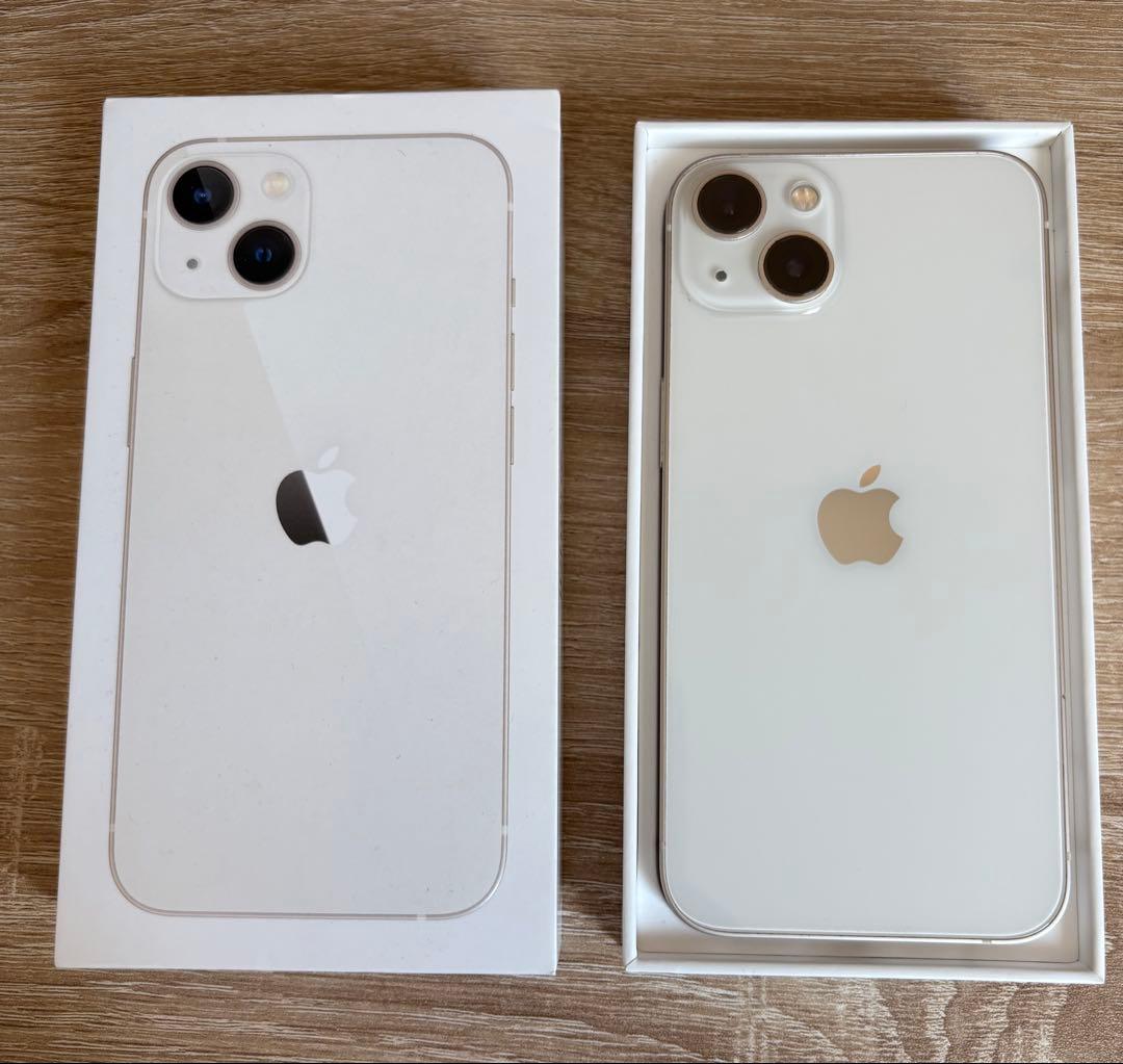 Apple iPhone 13 スターライト 本体 箱付き128GB