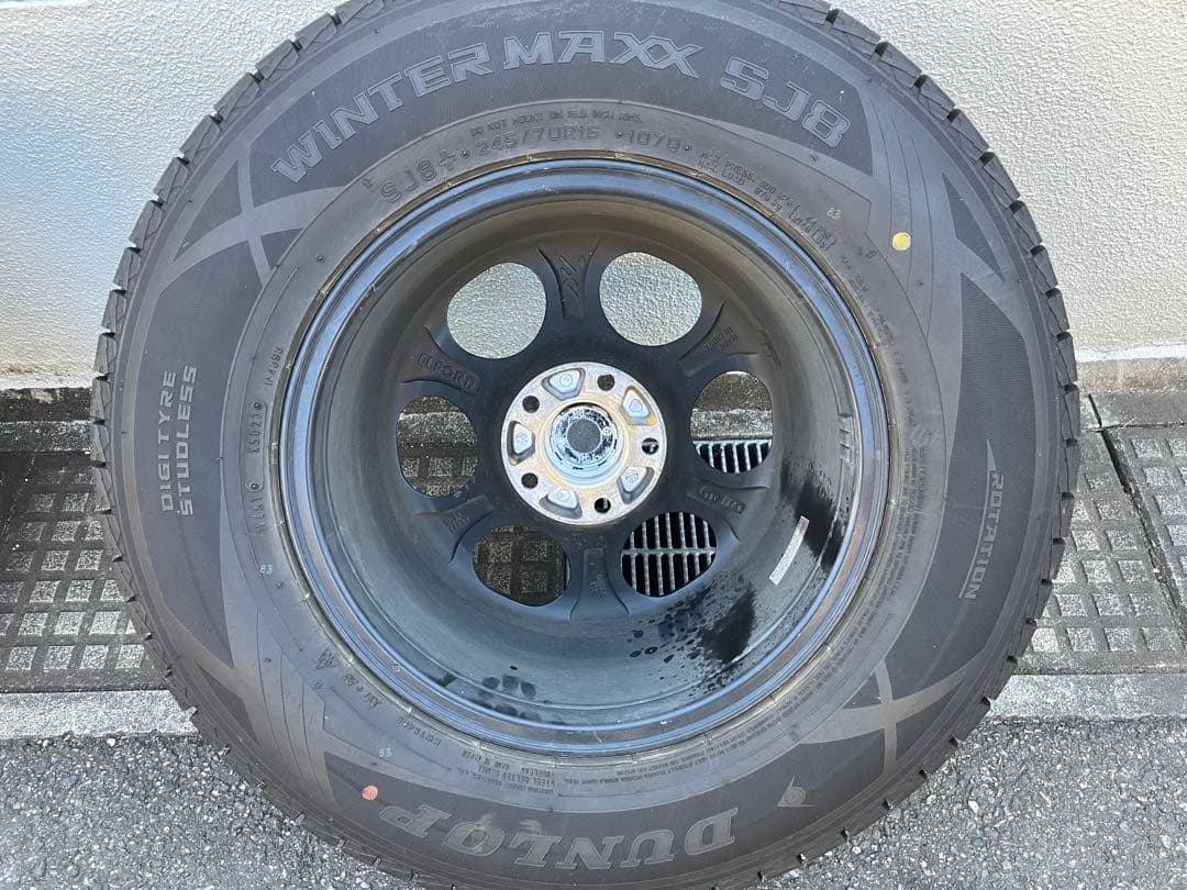 スタットレスタイヤホイール4本セット　245／70R16インチ　8J