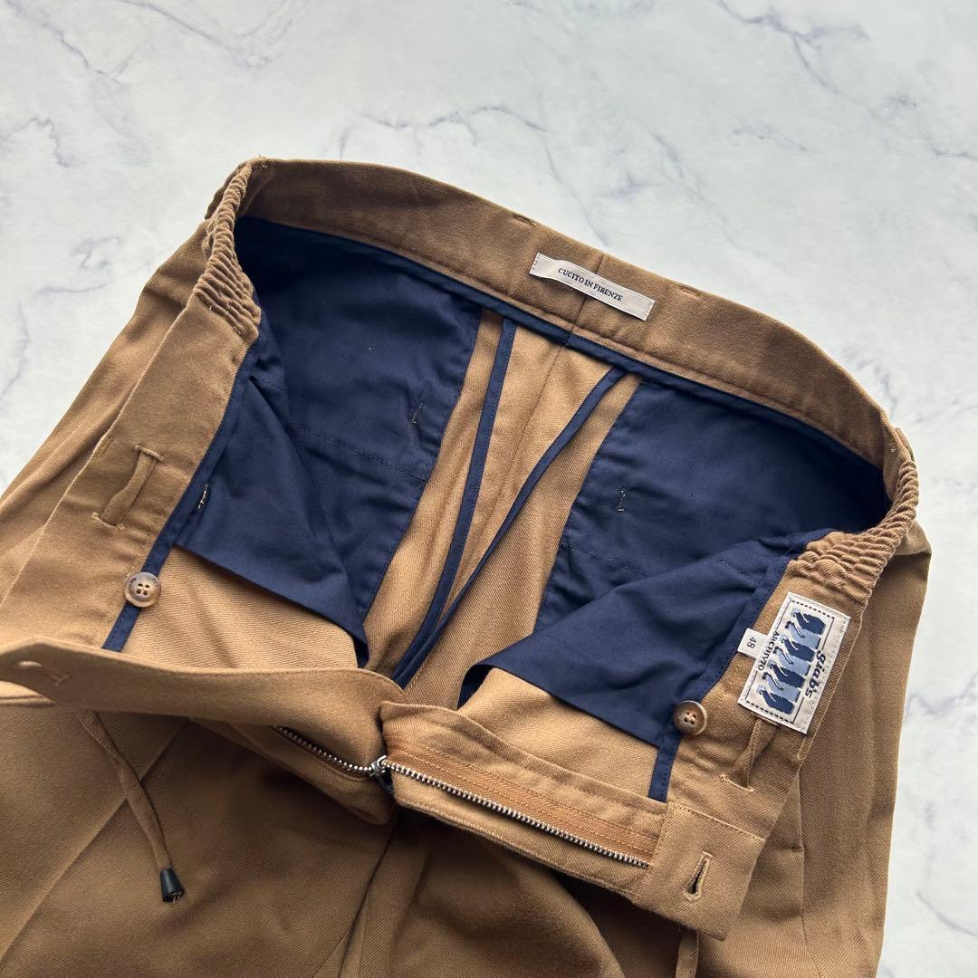 美品✨　ジャブスアルキヴィオ　マサッチョ　スラックス　ドローコード　イタリア製