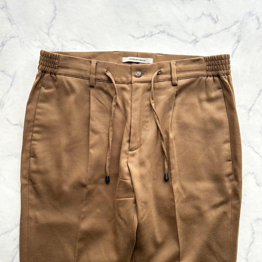 美品✨　ジャブスアルキヴィオ　マサッチョ　スラックス　ドローコード　イタリア製