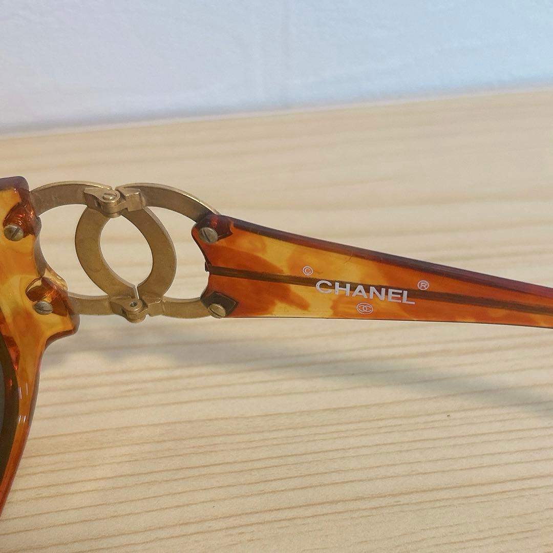 CHANEL シャネル サングラス 02466 べっ甲柄 ココマーク オシャレ