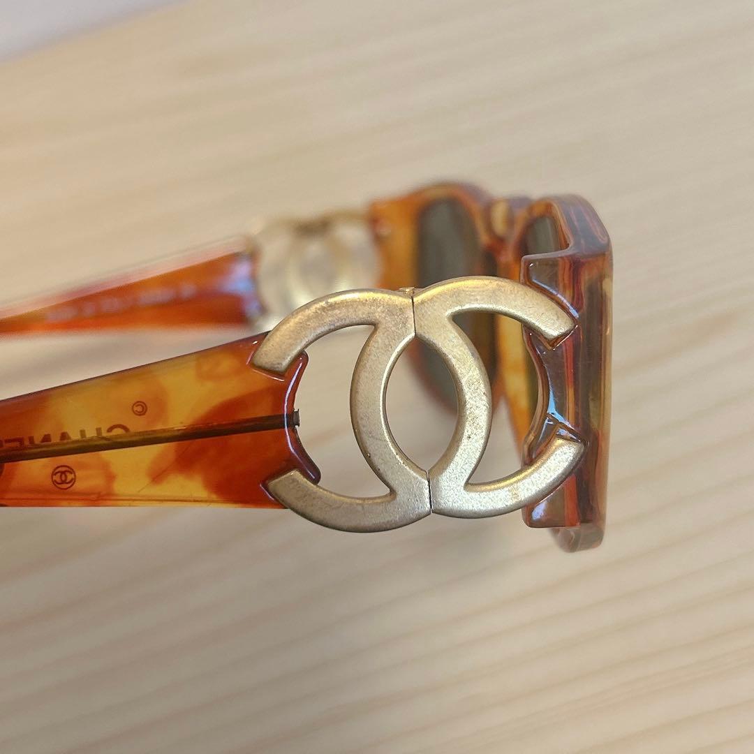 CHANEL シャネル サングラス 02466 べっ甲柄 ココマーク オシャレ