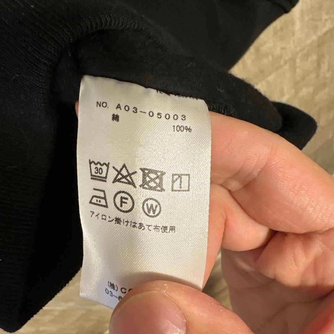 comoli コットン裏毛　クルーネックトレーナー　サイズ　3