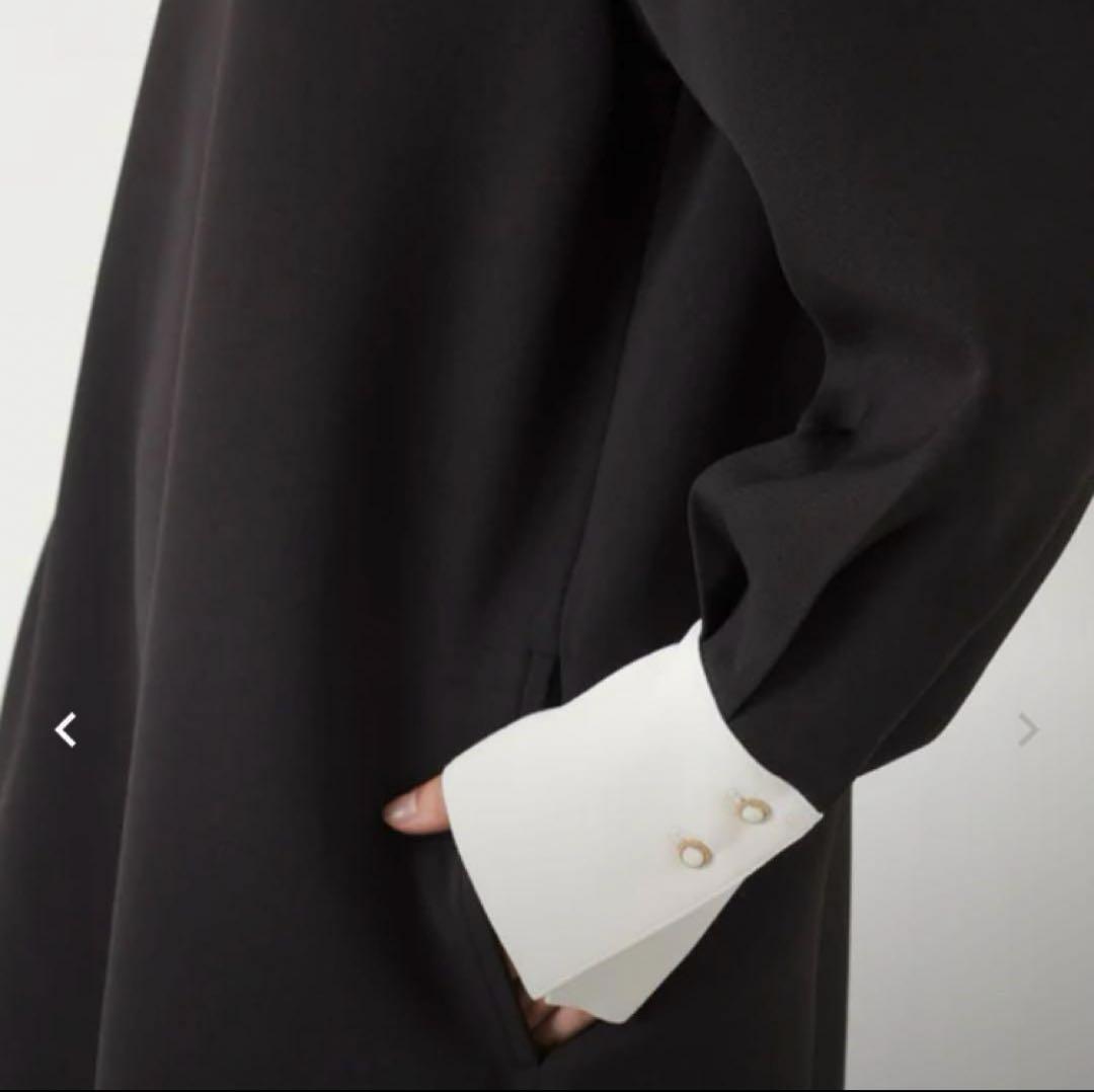 foufou バイカラーミニドレス