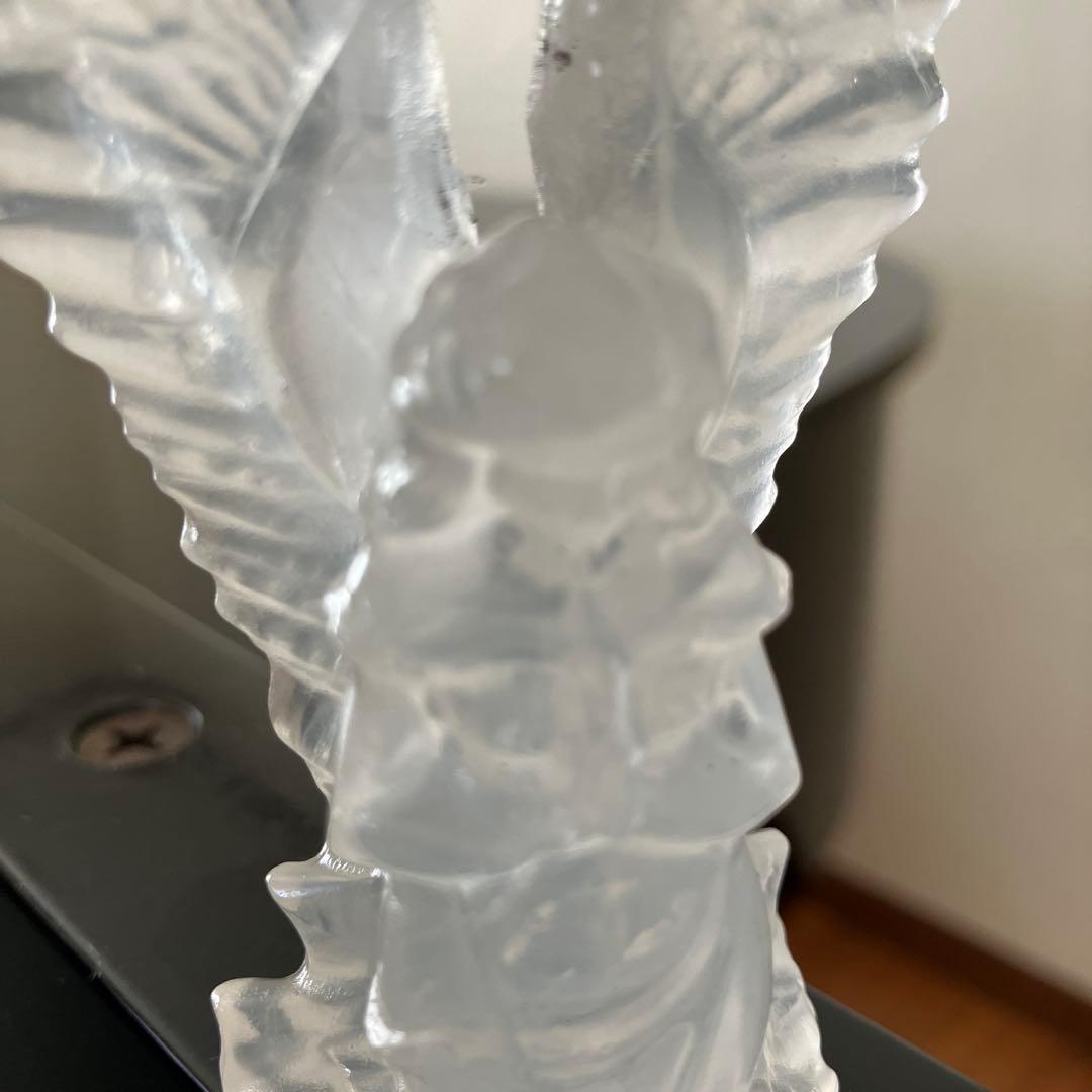 kdashさま専用ホワイトフローライト　天使　エンジェル　天然石置物　Z75