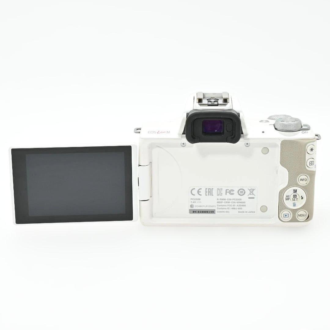 【美品】 Canon ミラーレス一眼カメラ EOS Kiss M ボディ
