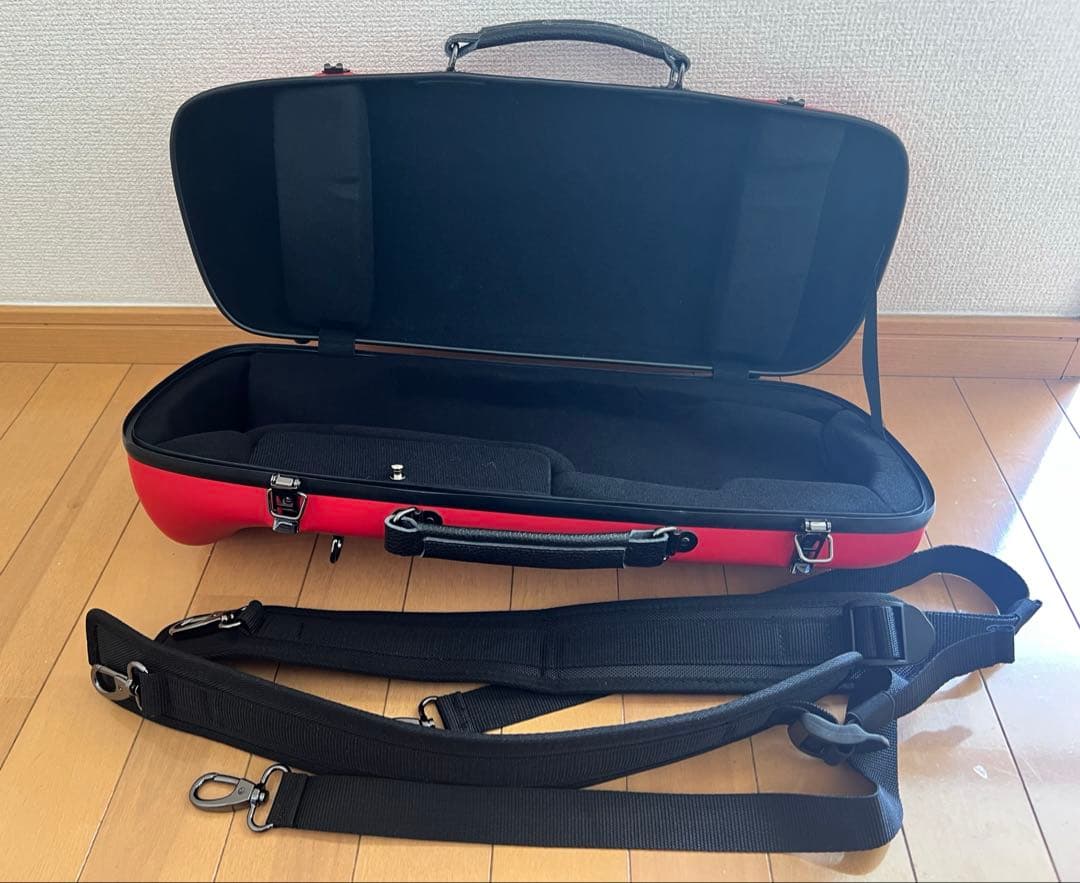 CCシャイニーケースⅡ トランペットエアロケース　パウダーレッド