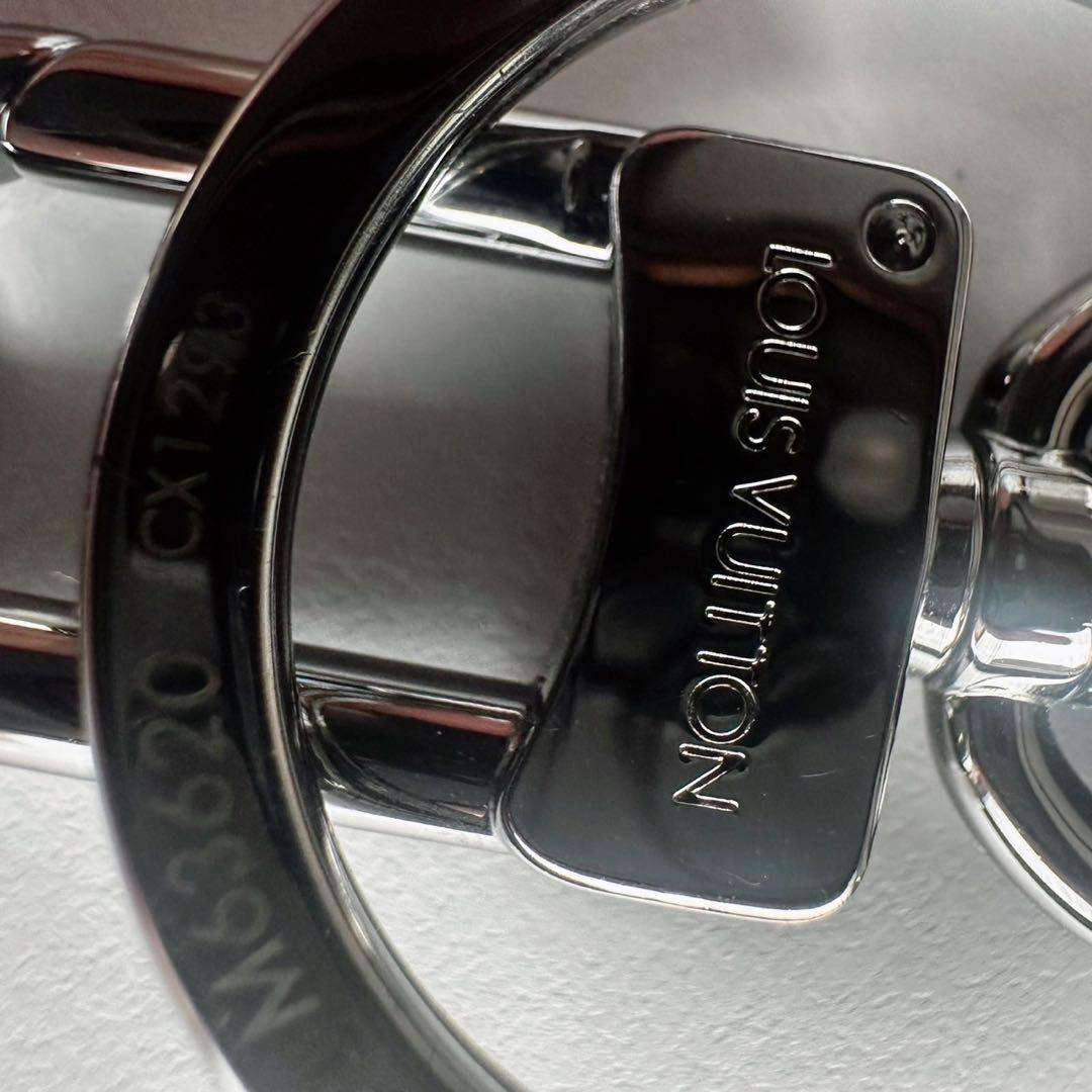 早い者勝ち❗️Louis Vuitton ヴィトン ブラック レザー キーホルダー