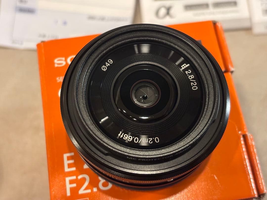 y*s様 [美品]SONY E 20mm F2.8(SEL20F28)