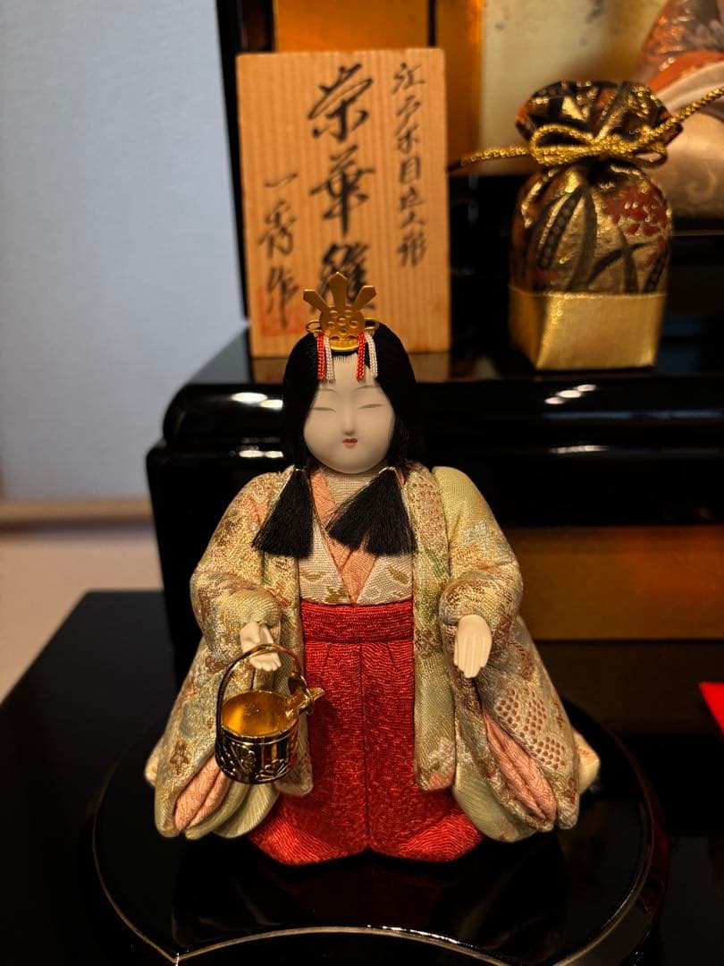 木目込み雛人形10人飾り