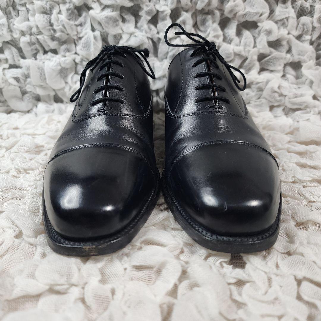 スコッチグレイン ストレートチップ レザー ドレスシューズ 内羽根