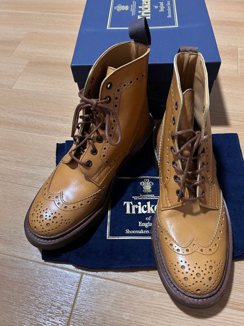 未使用　トリッカーズ　カントリーブーツ　エイコンアンティーク　7