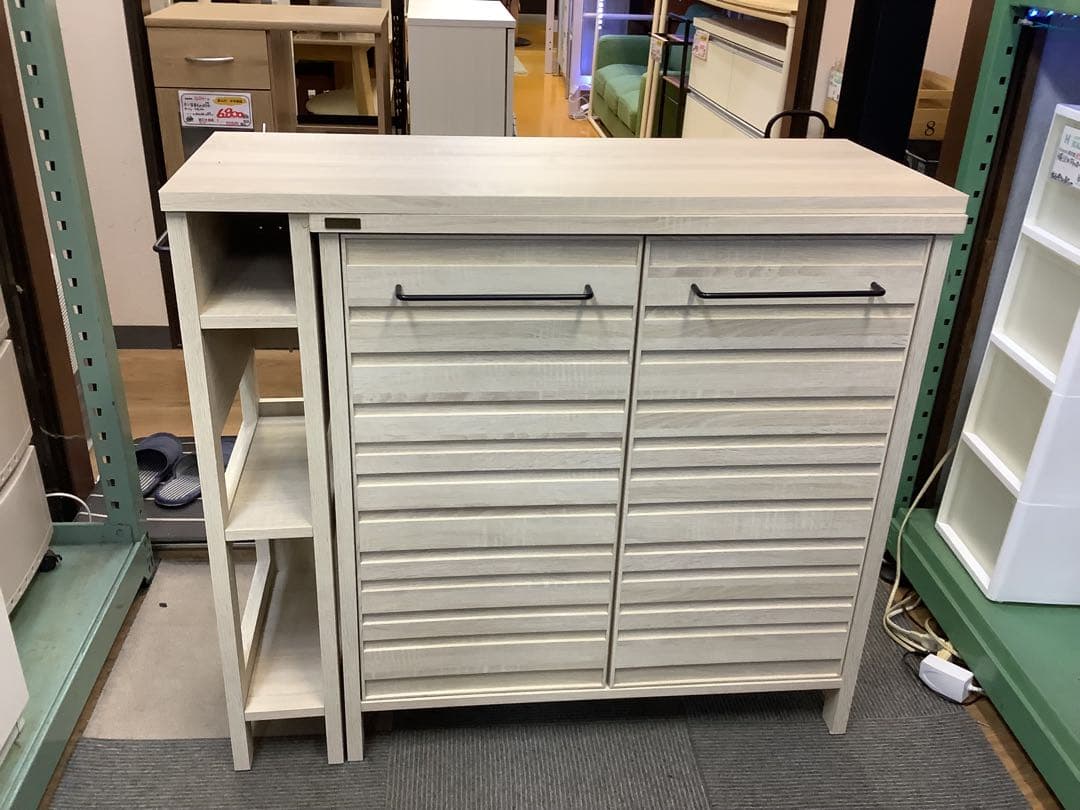 佐藤産業　ラフィカ　オプションテーブル　キャビネットセット