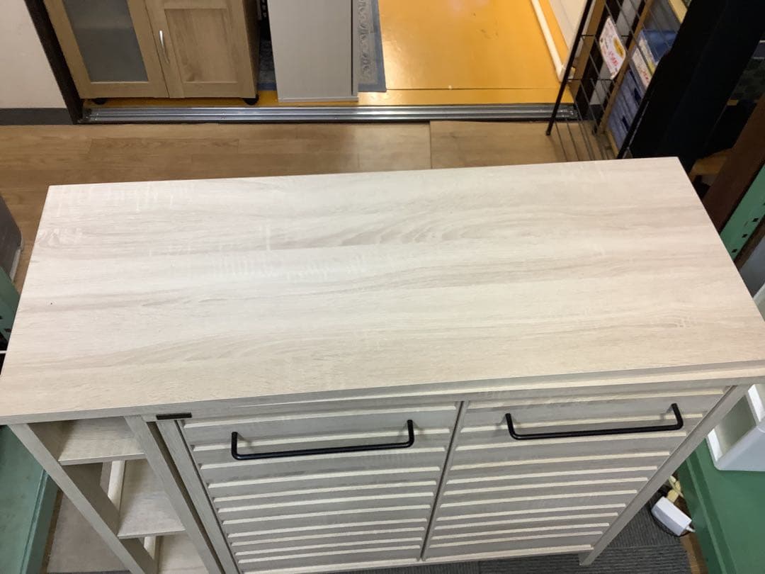 佐藤産業　ラフィカ　オプションテーブル　キャビネットセット