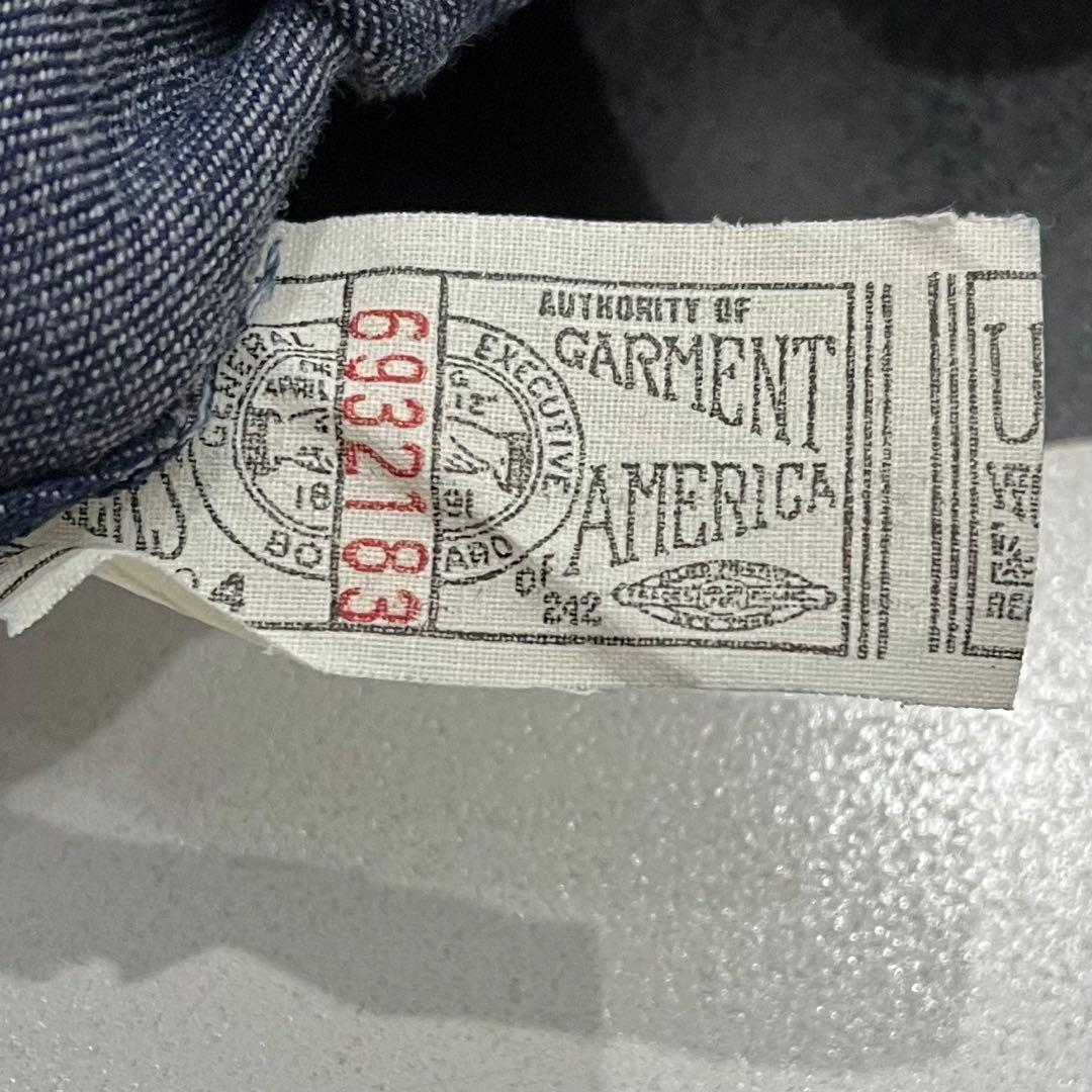 70s デッドストック アメリカ製 LEE デニム オーバーオール ビンテージ