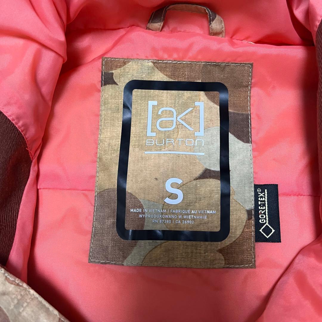 BURTON AK バートン セットアップ レディース 迷彩 スノボ 上下