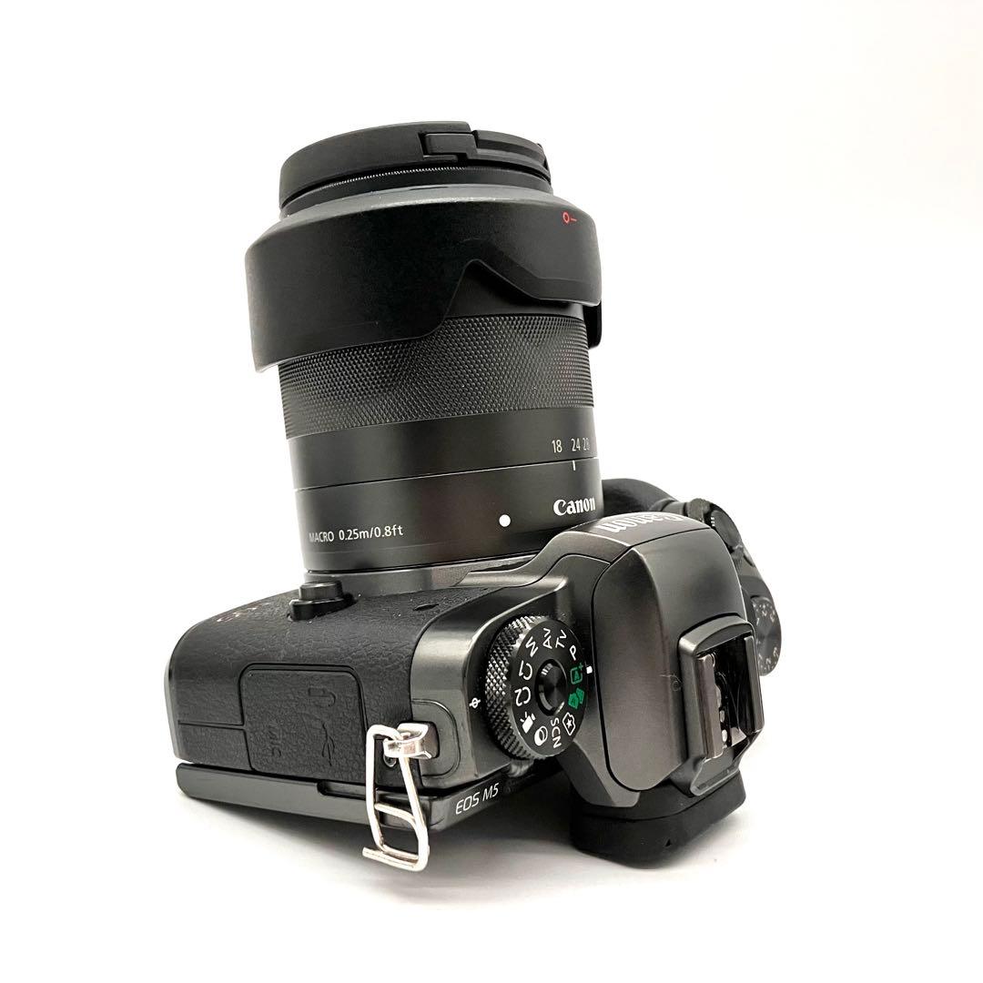 Canon EOS M5 18-55mmSTMレンズキット ブラック