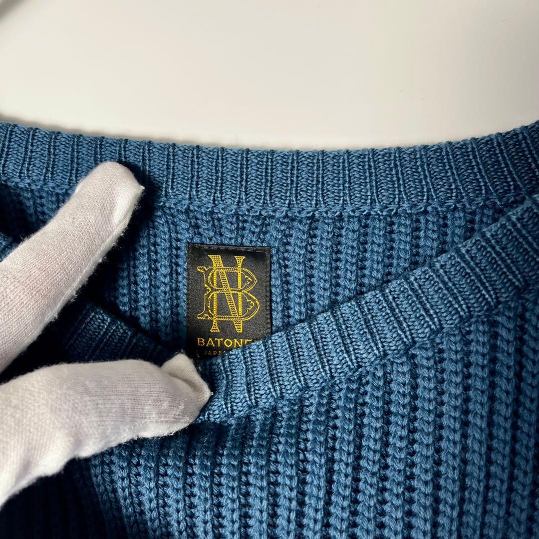 ✨美品✨BATONER WOOL CREW NECK KNIT