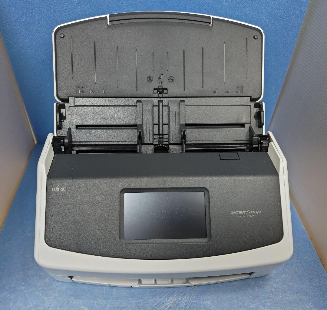 たまった書類を一気にスキャン 富士通 ScanSnap iX1500（白）使用少