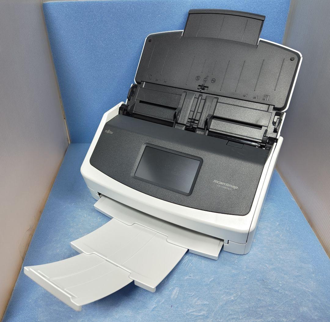 たまった書類を一気にスキャン 富士通 ScanSnap iX1500（白）使用少