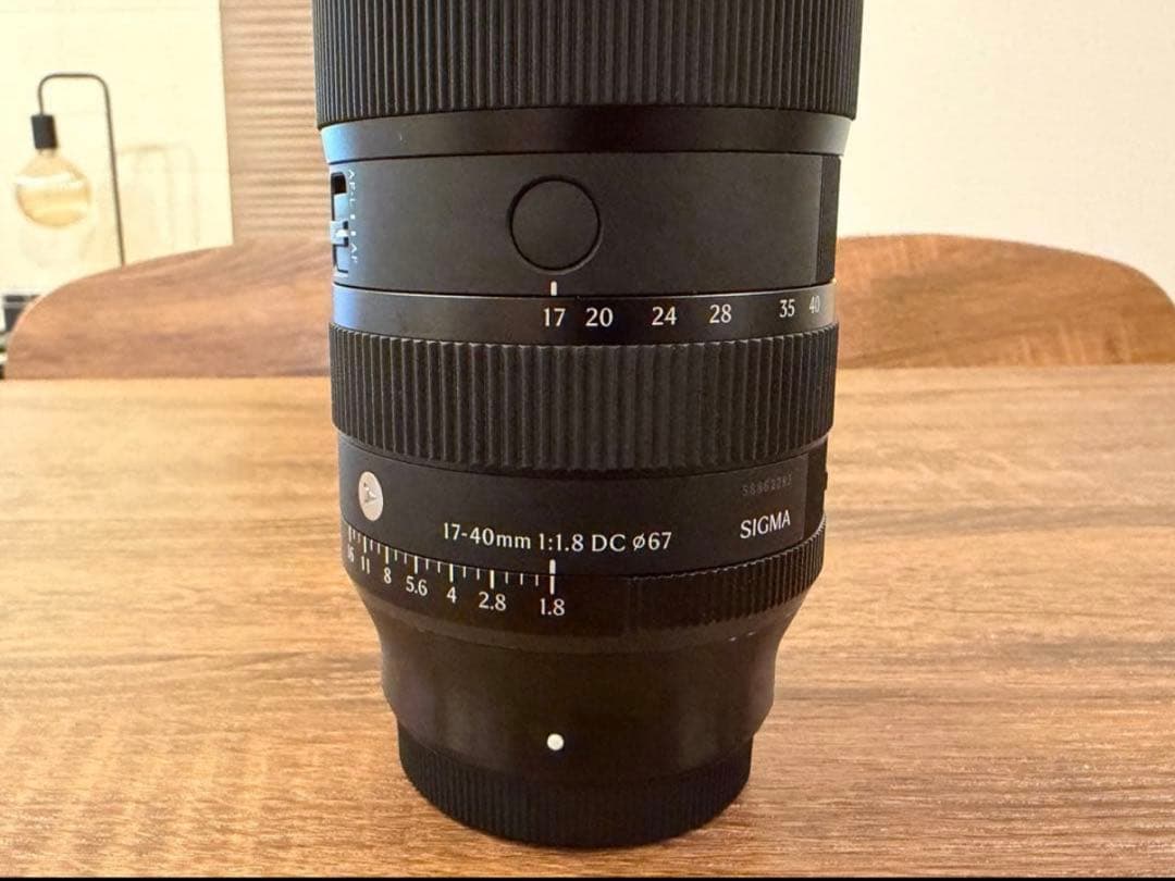 SIGMA 17-40mm F1.8 ART 富士Xマウント用