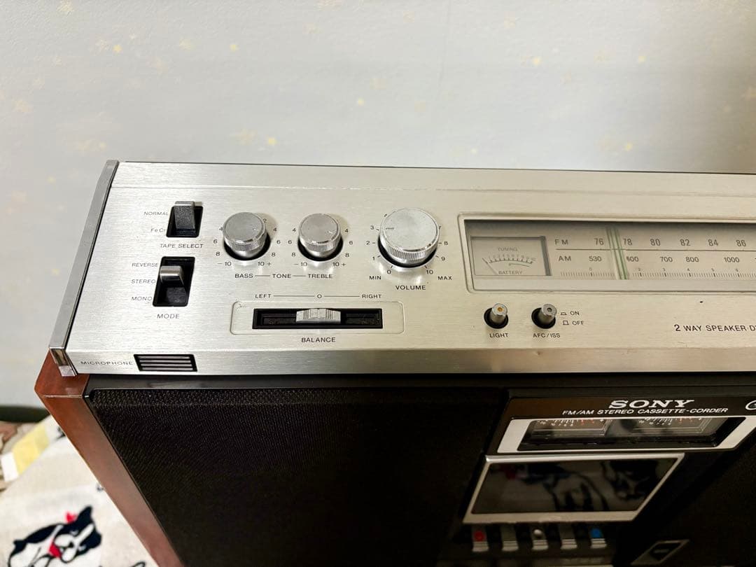 SONY　ソニー　ラジカセ　CF-6600 ジルバップ　動作品　レトロ