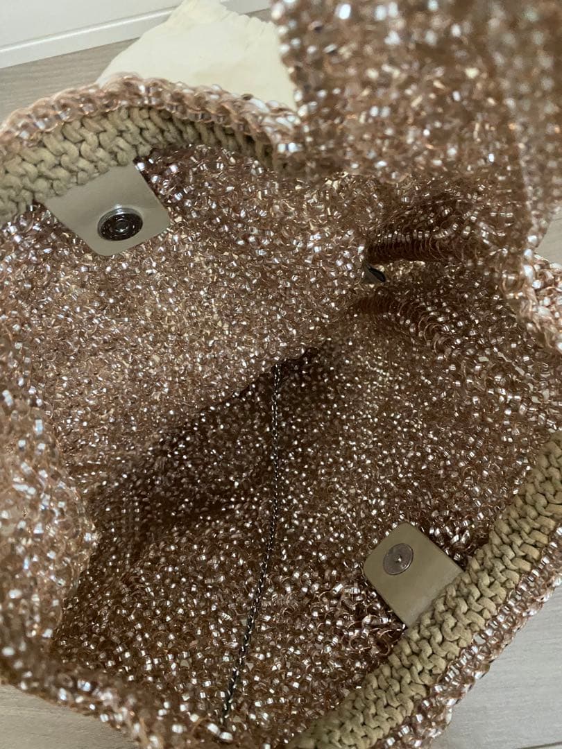 アンテプリマ　ワイヤーバッグ　ゴールド　トート　ハンドバッグ