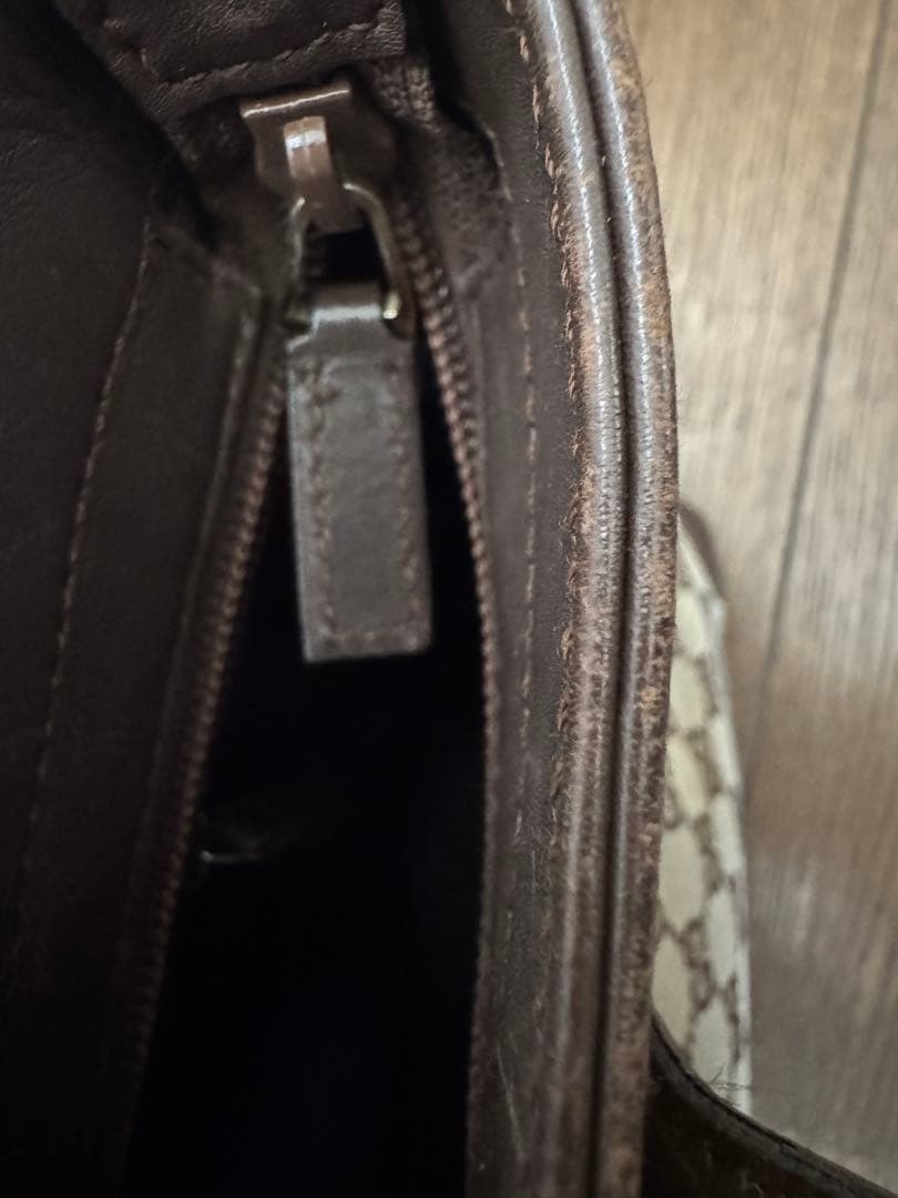 GUCCI GGキャンバス ブラウン(保存袋あり)