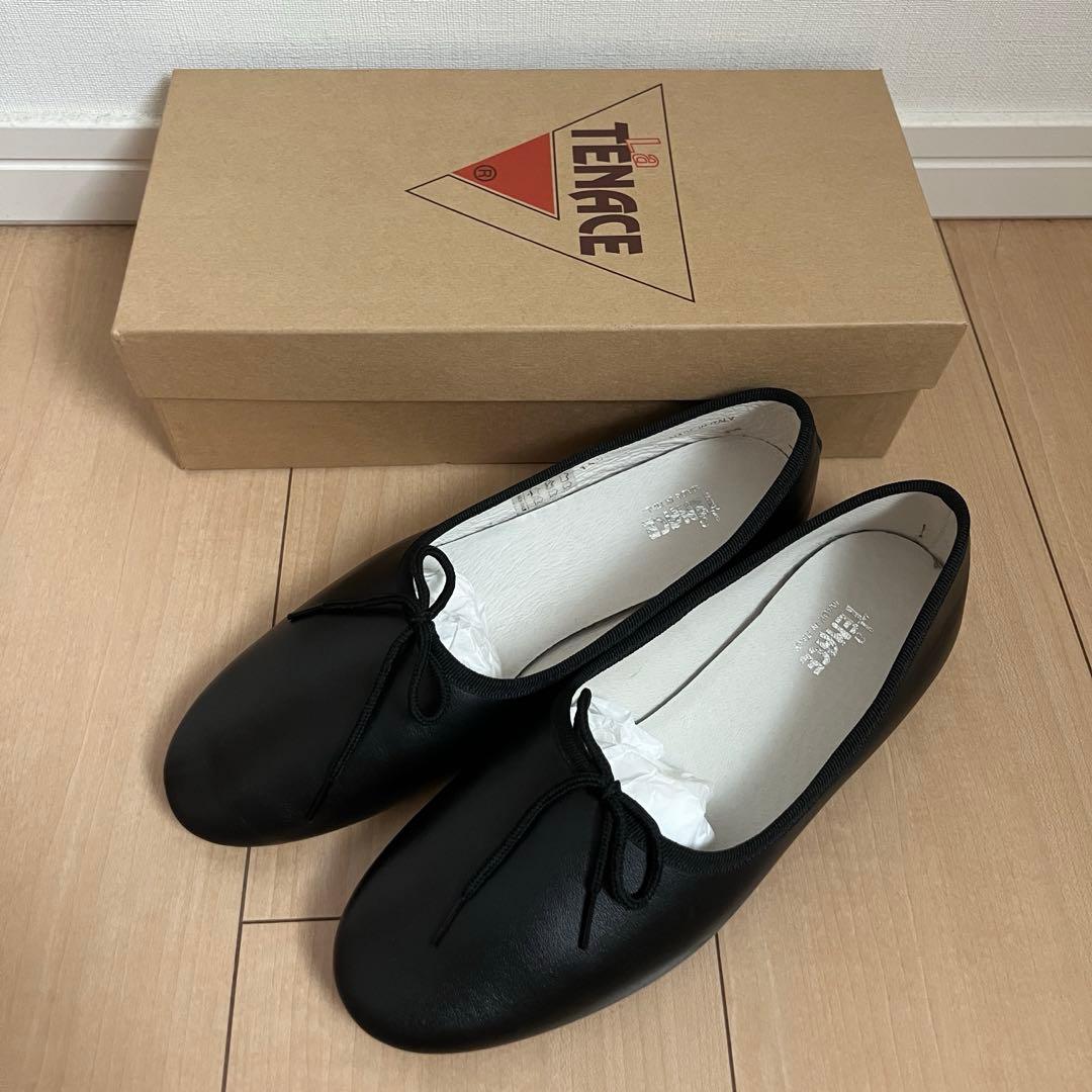 【新品未使用】La TENACE 甲深　バレエシューズ　黒