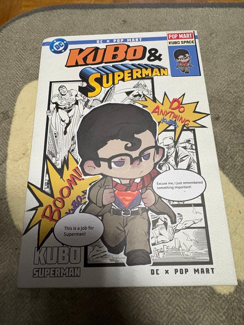 popmart kubo スーパーマンフィギュア