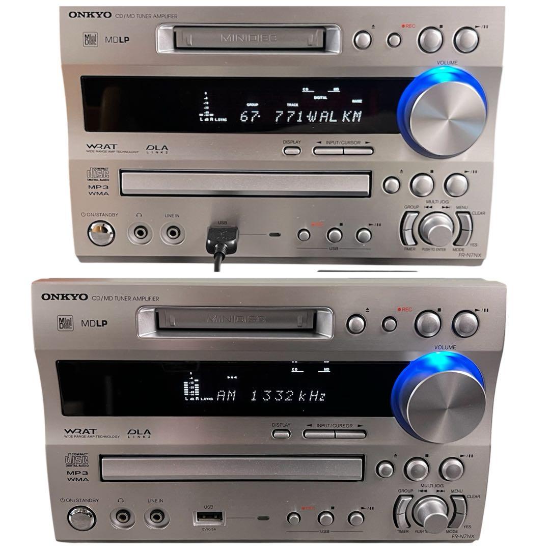 ONKYO CD/MDチューナーアンプ FR-N7NX スピーカー D-N7NX