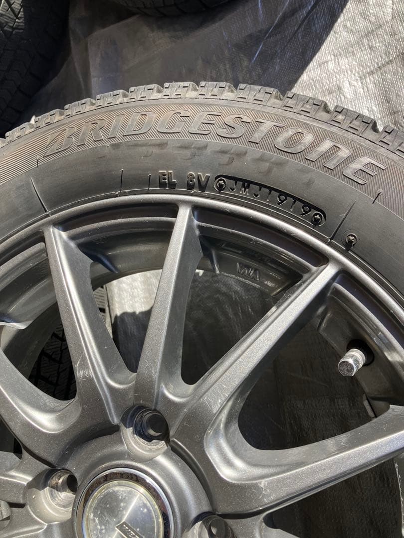 ①ブリジストン⭐︎155/65R14⭐︎冬⭐︎タイヤホイール2本セット
