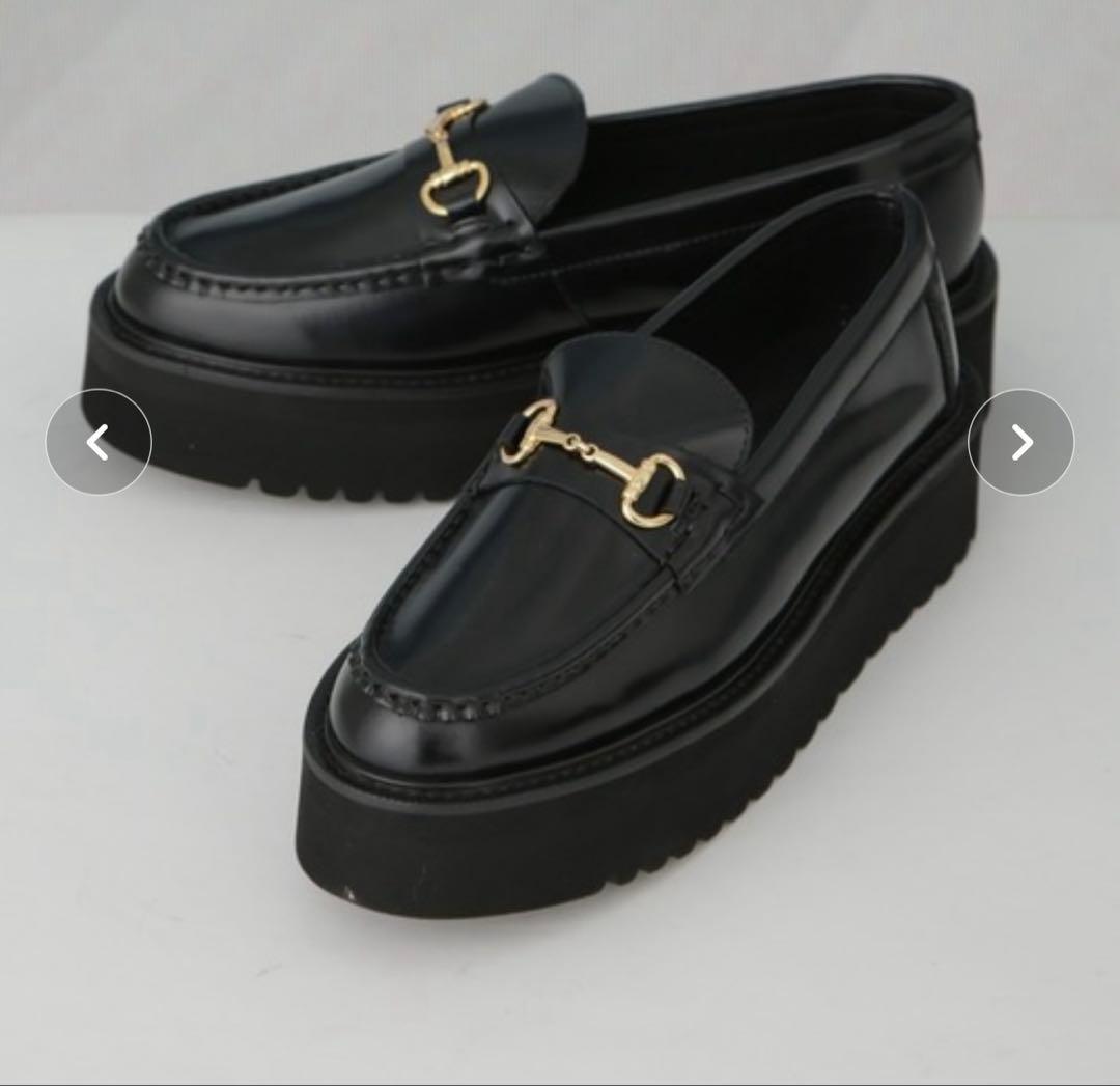 Caminando Platform Bit Loafers ブラック