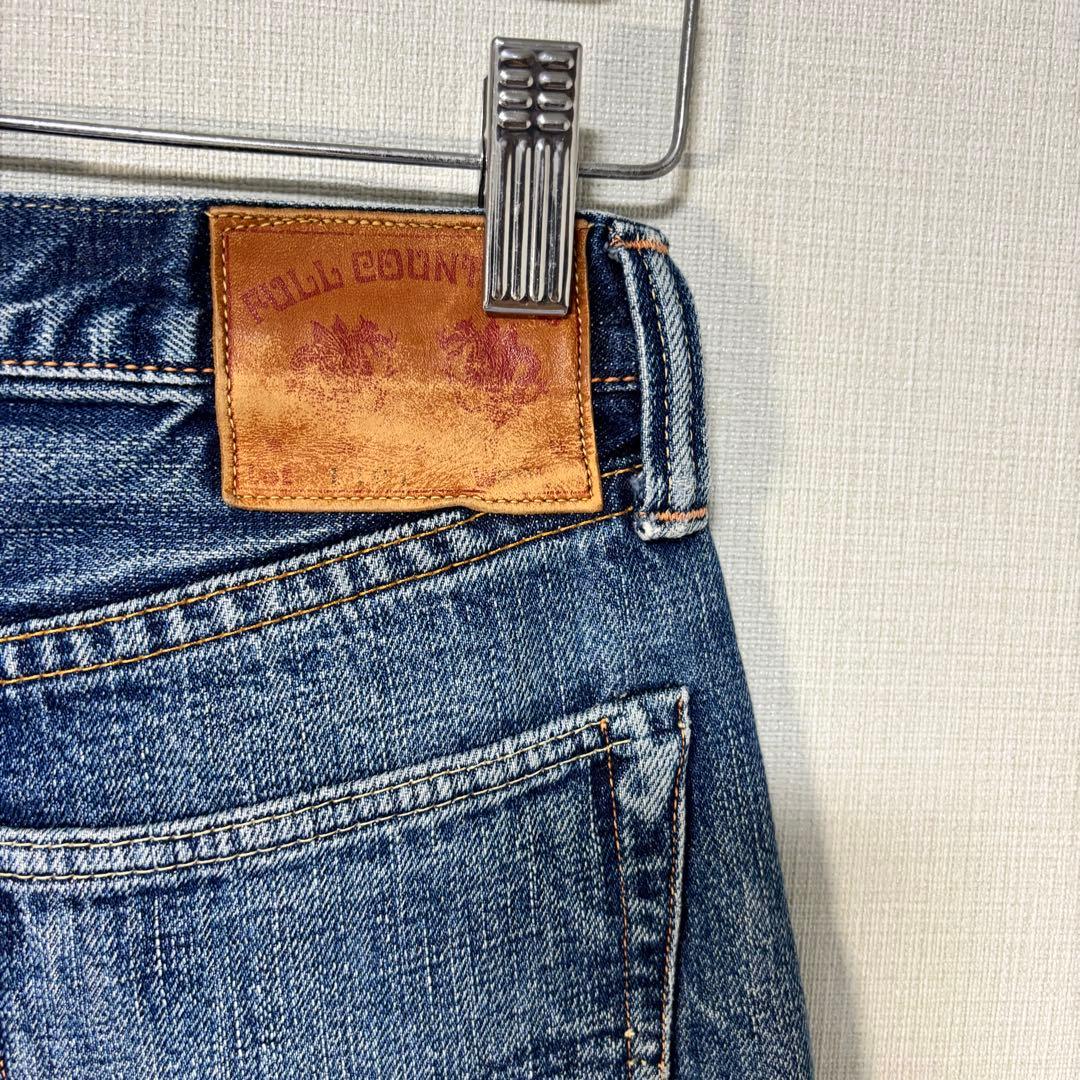 フルカウント 1101 デニムパンツ 濃淡ヒゲ 30