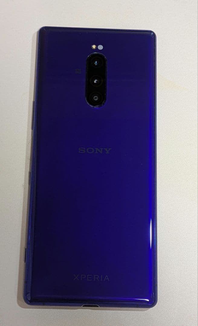 Sony Xperia 1 紫色 本体　パープル
